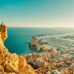 a view of a spain city from a high point of view