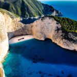 Stunning beach located on the northwest coast of Zakynthos