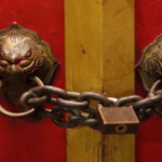 A lock on an apartment door in Spain, symbolizing property protection from okupas under the new law.